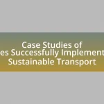 Case Studies of Cities Successfully Implementing Sustainable Transport
