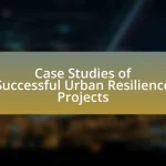 Case Studies of Successful Urban Resilience Projects