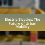 Electric Bicycles: The Future of Urban Mobility