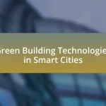 Green Building Technologies in Smart Cities
