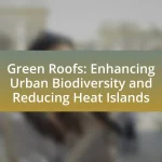 Green Roofs: Enhancing Urban Biodiversity and Reducing Heat Islands