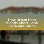 How Urban Heat Islands Affect Local Flora and Fauna