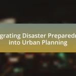 Integrating Disaster Preparedness into Urban Planning