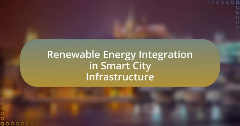 Renewable Energy Integration in Smart City Infrastructure