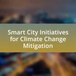 Smart City Initiatives for Climate Change Mitigation