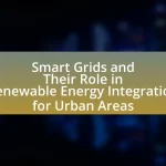 Smart Grids and Their Role in Renewable Energy Integration for Urban Areas