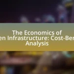 The Economics of Green Infrastructure: Cost-Benefit Analysis