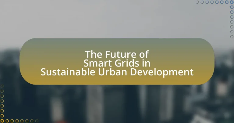 The Future of Smart Grids in Sustainable Urban Development
