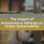 The Impact of Autonomous Vehicles on Urban Sustainability