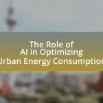 The Role of AI in Optimizing Urban Energy Consumption