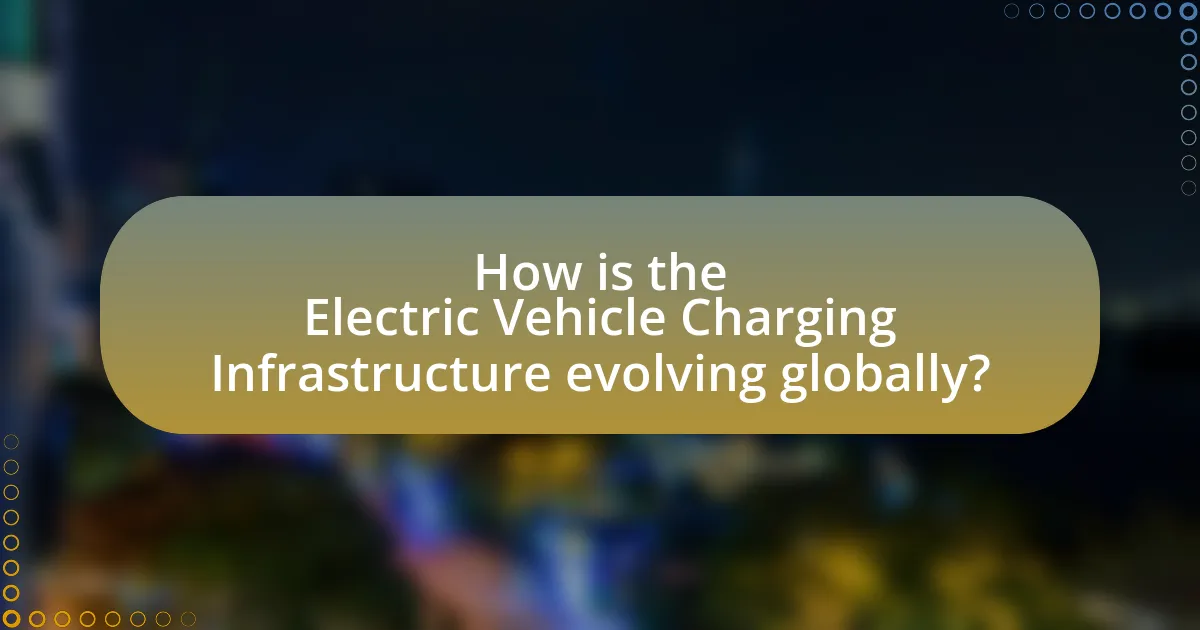 How is the Electric Vehicle Charging Infrastructure evolving globally?